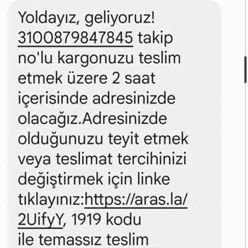 Aras Kargo Kargo Teslimi Yapılmadan Alınmadı Diye Yalan Ha Rr