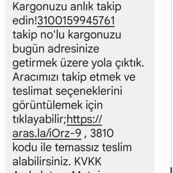 Aras Kargo Kargo Teslimi Yapılmadan Alınmadı Diye Yalan Ha Rr
