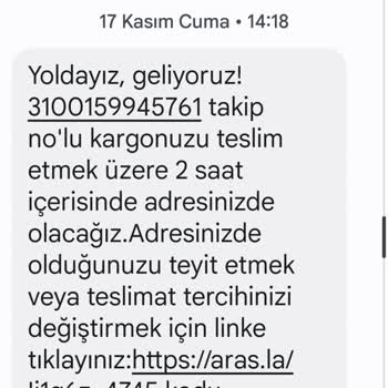Aras Kargo Kargo Teslimi Yapılmadan Alınmadı Diye Yalan Ha Rr