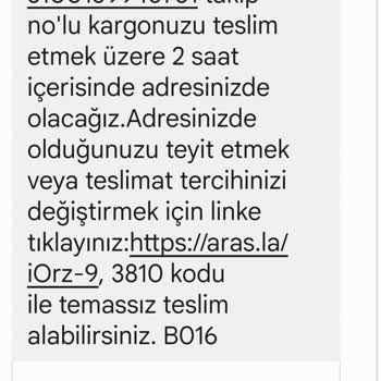 Aras Kargo Kargo Teslimi Yapılmadan Alınmadı Diye Yalan Ha Rr