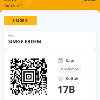 Pegasus Biletimin Eski Soyadım İle Kesilmesi Ve Değişiklik Yapılmaması