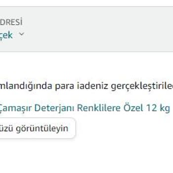 Amazon.com İade Ettiğim Ürünün Parasını Alamıyorum.