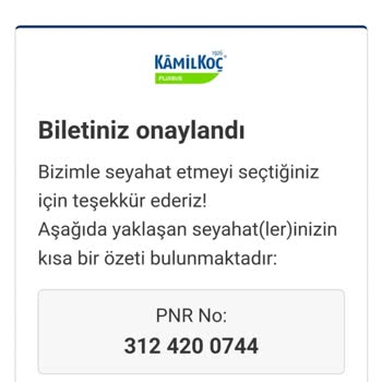 Kamil Koç'un Satın Alınan Bilet İadesini Yapmaması