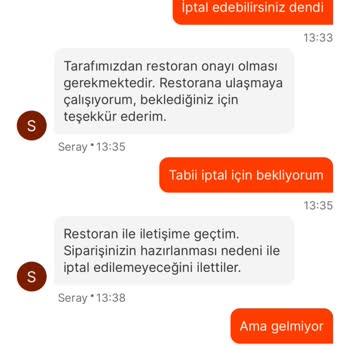 Migros Yemek Ücret İadem Yapılmadı