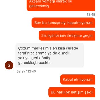 Migros Yemek Ücret İadem Yapılmadı