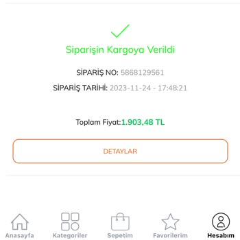 Avva Giyim Eksik Ürünümü Teslim Etmemeleri