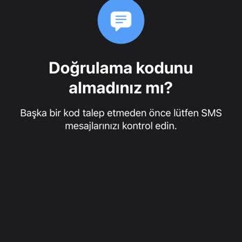 WhatsApp Giriş Kodu Gelmiyor