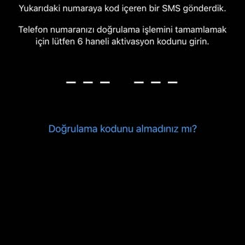 WhatsApp Giriş Kodu Gelmiyor