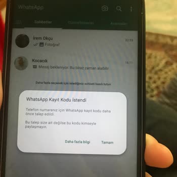 WhatsApp Giriş Kodu Gelmiyor