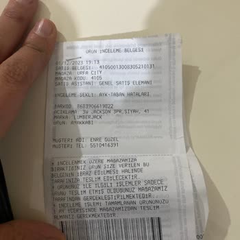 Lumberjack FLO Ayakkabı İade Yapmaması Şikayetçi Olmam
