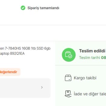 Hepsiburada'dan Satın Aldığım Ürünün Fiyatı Düştü. Farkın İadesi.