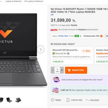 Hepsiburada'dan Satın Aldığım Ürünün Fiyatı Düştü. Farkın İadesi.