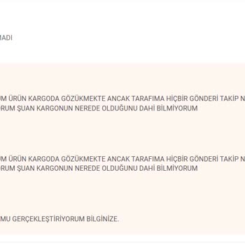 Supermino Ürünümün Elime Ulaşmaması Ve Şirket Tarafından Geri Dönüş Yapılmaması