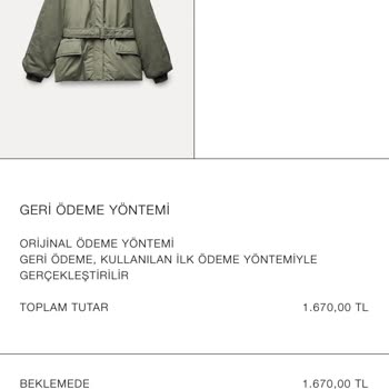 Zara İade Yapmıyor! Karşınızda Muhatap Bulamıyorsunuz!