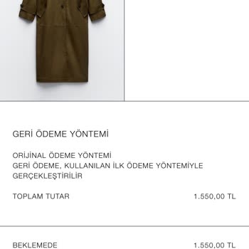 Zara İade Yapmıyor! Karşınızda Muhatap Bulamıyorsunuz!