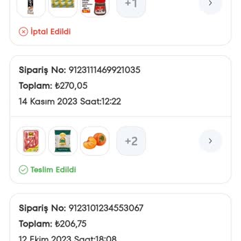 A101 Sipariş İptali