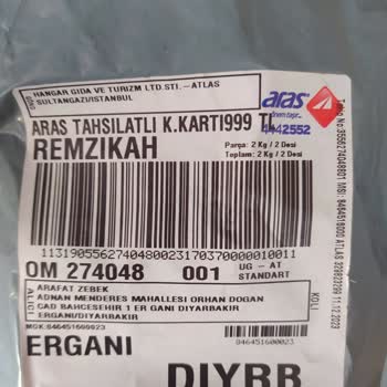 Hangar Gıda Turizm (Kağıthane) Yanlış Ürün Sahte Ürün Göndermişler