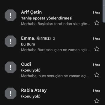 Avrupa Birliği Deprem Bursu EU Burs Sahte Mailler