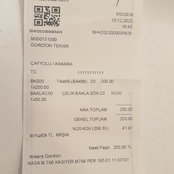 Saat & Saat Ankara Gordion Şubesi Hk.