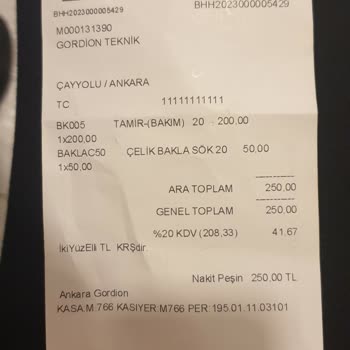 Saat & Saat Ankara Gordion Şubesi Hk.