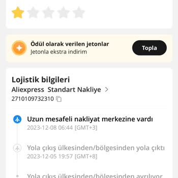 PTT Kargo Aliexpress Den Aldığım Ürün Türkiye'ye Geldi Fakat Teslim Edilmiyor
