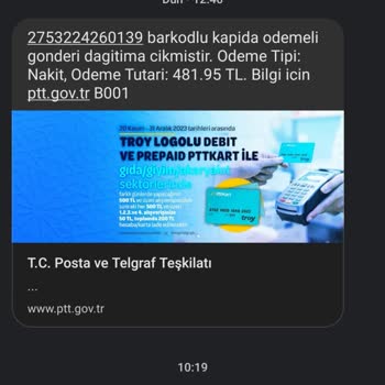 PTT Kargo Kargo Sorumsuzluğu Baştan Salma