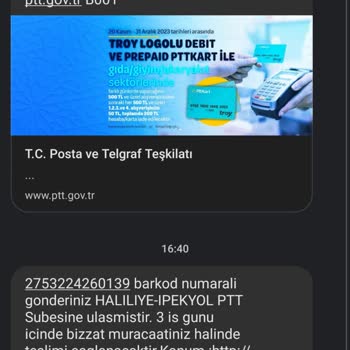 PTT Kargo Kargo Sorumsuzluğu Baştan Salma