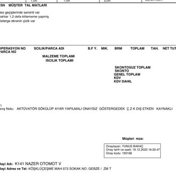 Kia Stonic 1.0 T-GDI Aracın Kusurlu Olması