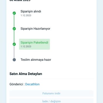 Decathlon Paketlediği Ürünü Kargoya Vermiyor. Aramalara Dönmüyor.