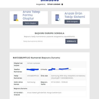 Samsung Şarj Aleti Mağduriyeti