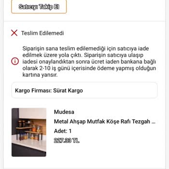 Sürat Kargo Evdeyiz, Gelmeden Kargo -geldik Yoktunuz -diyor Zorda Bırakıyor