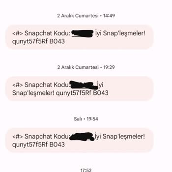 Sürekli Snapchat Kodu Geliyor