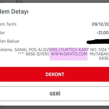 Gratis Eksik Ve Yanlış Ürün!