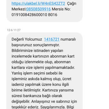 BURULAŞ Uygulaması İademi Yapmıyor!