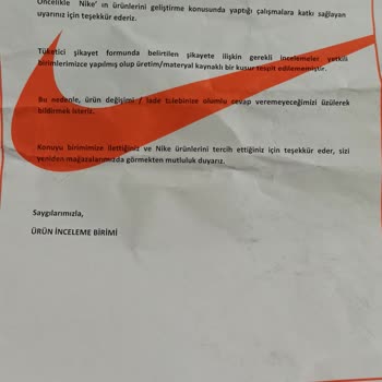 Nike Ayakkabı Ses Çıkartıyor