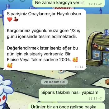 Yasmin Giyim (yasmin_giyinn) Instagram'da Sipariş Mağduriyeti