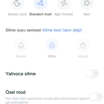Lydsto R1 Silme Bezi Takılı Değil Uyarısı