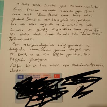 Çelebi Yer Hizmetleri Askeriyedeki Eşimin Valizini Göndermiyorlar