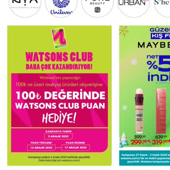 Watsons Kazandığım Puanımı Yüklemedi