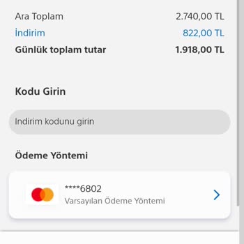 PlayStation Network Ödeme Hatası