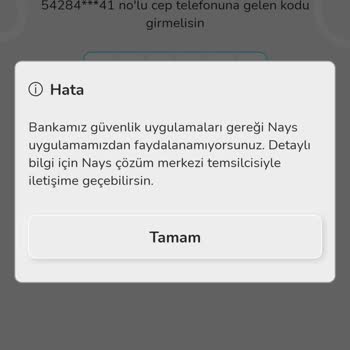Nays Hesabıma Giriş Yapamıyorum