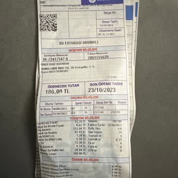 İSKİ Fahiş Fatura Tutarı