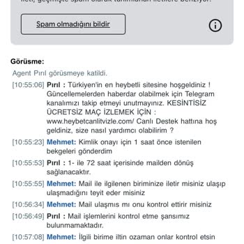 Heybet Geri Dönüş Yapmıyor