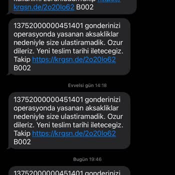 KARGOMsende Kargom Dağıtımda Fakat Elime Ulaşmıyor