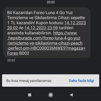 Hepsiburada 1 TL'YE Foreo Kampanyası Ama Ürün Stokta Yokken!