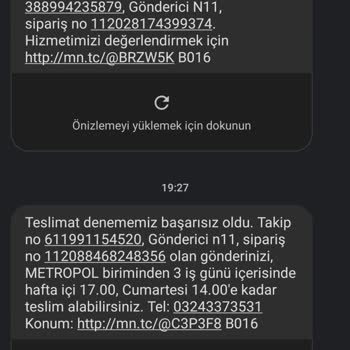 Mersin MNG Metropol Şubesi Dağıtıcısı Zile Basmadan Ulaşılamadı Diyor.