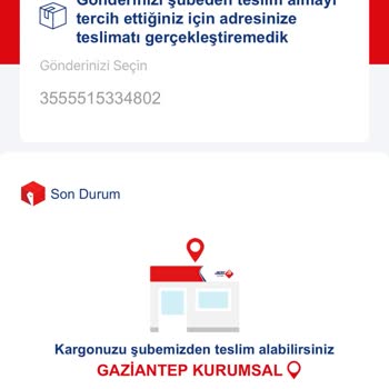 Aras Kargo Kurye Şikayeti İçin
