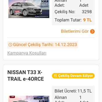 Trendyol Çekilişte Bildirim Gelmemesi