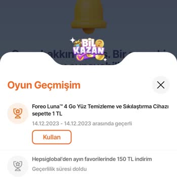 Foreo 1 TL Hediyesi Mağduru