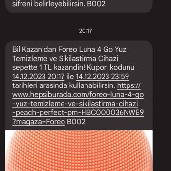 Foreo Hepsiburada Bil Kazan Sepette 1 TL